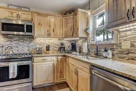 Cabin~Views~Heart Of Town~W&D~Fireplace~Kitchen 伍德兰帕克 外观 照片